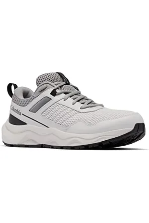 Columbia Plateau, Scarpe da Escursionismo Uomo, Grigio Ghiaccio Nero, 42 EU