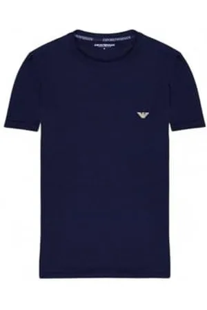 Emporio Armani Shiny Logoband Crew Neck T-Shirt, , M Men
