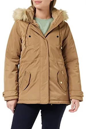 Naf-naf Buparkie Grandi Pezzi, Marrone Dorato, 40 Donna
