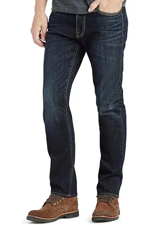Lucky Brand 410 Athletic Jeans da Uomo - Blu - 33W x 34L