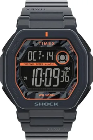 Timex Orologio Digitale al Quarzo Uomo con Cinturino in Plastica TW2V93800