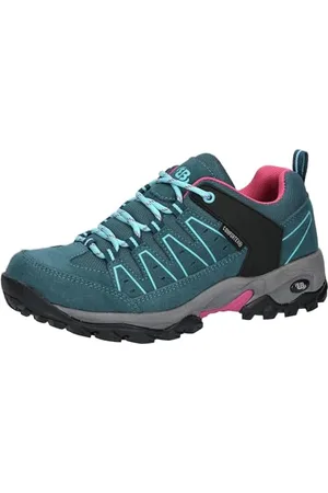 BRUTTING Mount Pinos Low, Scarpe da Trekking Donna, Petrol/Türkis/Pink, 44 EU