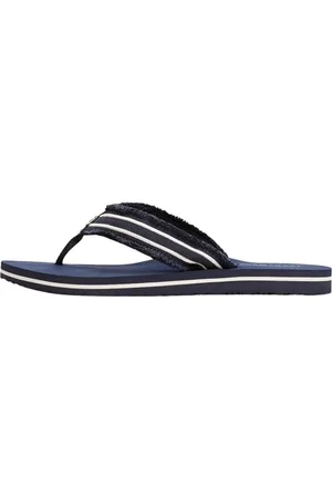 Tommy Hilfiger TH Webbing Beach Sandal Fw0fw08739, Infradito Donna, Blue (Space Blue), 40 EU