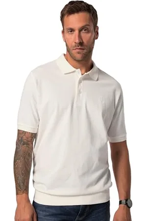 JP 1880 Maglia Polo Basic in piqué con Taglio Speciale per l