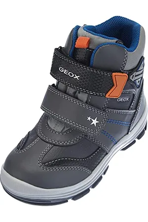 Geox B Flanfil Boy B Abx, Stivaletti Bambini e ragazzi, Grigio/Nero (Dk Grey/Black), 20 EU