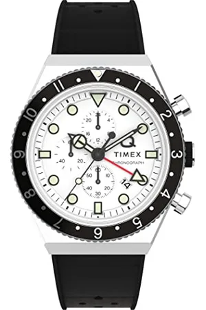 Timex Orologio Cronógrafo al Quarzo da Uomo con Cinturino in Gomma TW2V70100