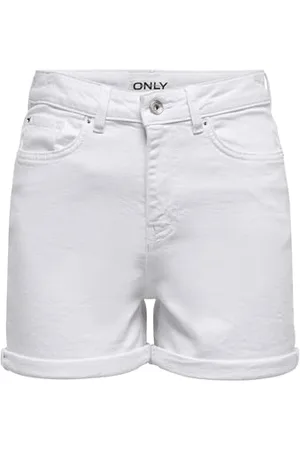 ONLY Onljosephinestretch Shorts DNM Azg Noos Pantaloncini in Jeans con vestibilità Normale e Passanti per Cintura, , L Donna