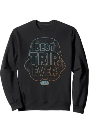 STAR WARS Best Trip Ever Storm Trooper Outline Chest Logo Felpa