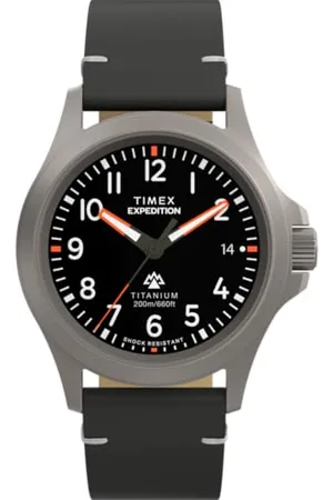 Timex Orologio Analogico al Quarzo da Uomo con Cinturino in Pelle TW2W78000
