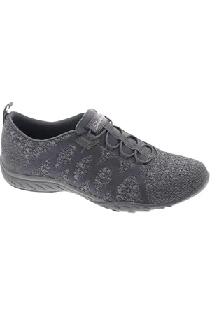 Skechers Breathe Easy-Infi Knity, Scarpe da Ginnastica Donna, Grigio Scuro, 35 EU