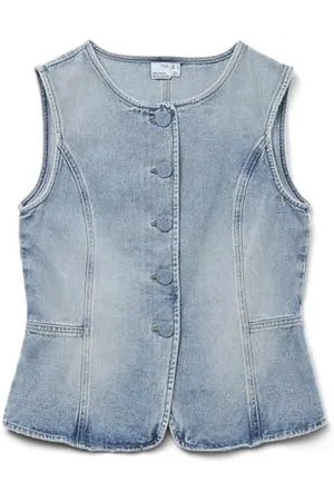 VERO MODA Denim Gilet VMSIOLA Denim Waistcoat M M