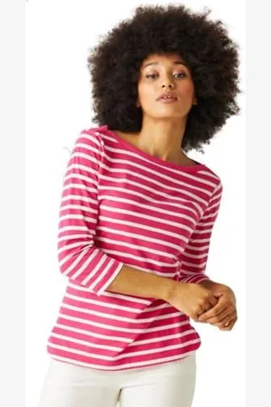 Regatta Bayletta-Top da Donna con Maniche a 3/4 T-Shirt, , 40