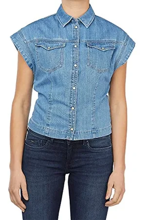Pepe Jeans Sadie, Camicia Donna, (Denim),S