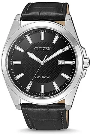 Citizen Orologio Analogo al Quarzo Uomo con Cinturino in Pelle BM7108-14E