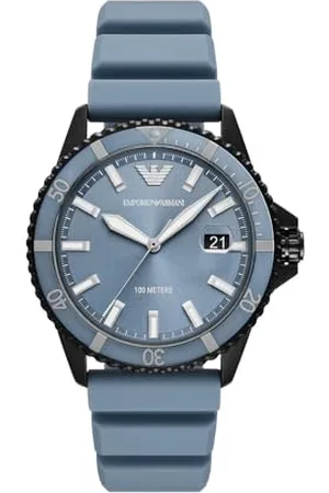 Emporio Armani Orologio Analogico al Quarzo Uomo con Cinturino in Silicone AR11685