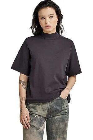 G-Star Donna Moto Logo Mock Top, (shadow D23800-C812-992), S