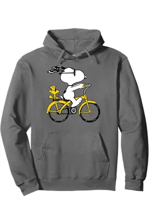 Peanuts Bicicletta da equitazione Snoopy & Woodstock Felpa con Cappuccio