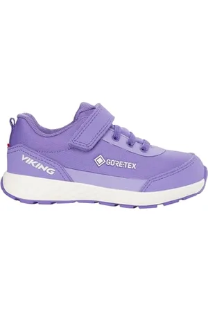 Viking Fun GTX 1v, Scarpe da Passeggio Bambina, Bianco/Viola, 23 EU