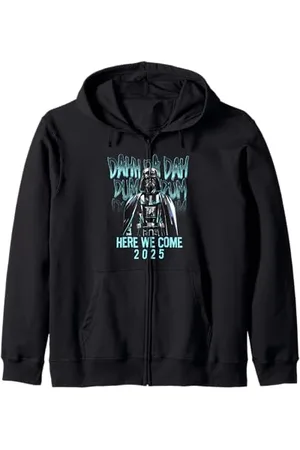 STAR WARS Darth Vader Here We Come 2025 Big Chest Portrait Felpa con Cappuccio