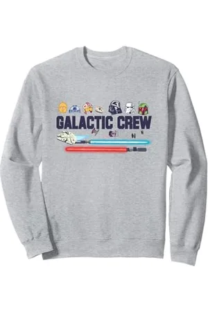 STAR WARS Galactic Crew Group Shot Big Chest Logo Felpa