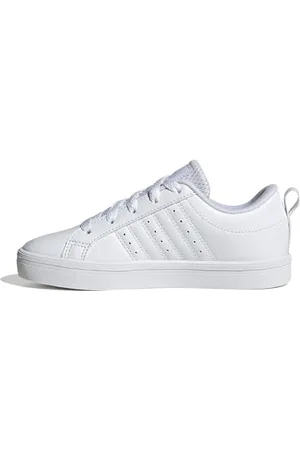 adidas VS Pace 2.0 Shoes Kids, Scarpe da Ginnastica, Cloud White/Cloud White/Core Black, 33 EU