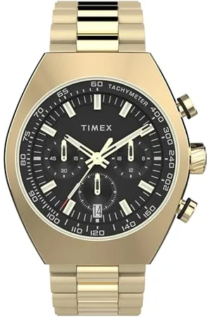 Timex Orologio Cronógrafo al Quarzo Uomo con Cinturino in Acciaio Inossidabile TW2W22100