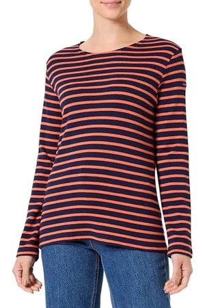 Armor.lux Armor Lux Marinière Lesconil À Manches Longues en Coton Épais Femme Maglione, , M Donna