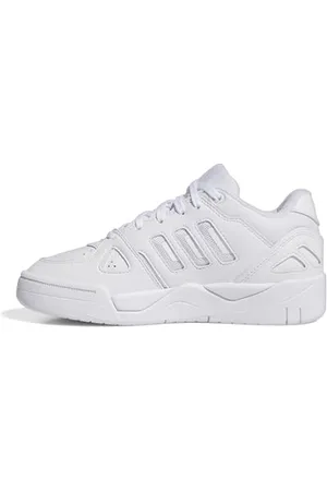 adidas MIDCITY Low Shoes, Scarpe da Basket, Cloud White/Cloud White/Grey One, 40 EU