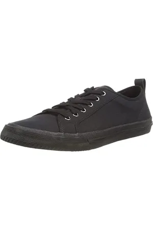 Clarks Roxby Lace, Scarpe da Ginnastica da Uomo, Nero (Black Canvas), 46 EU