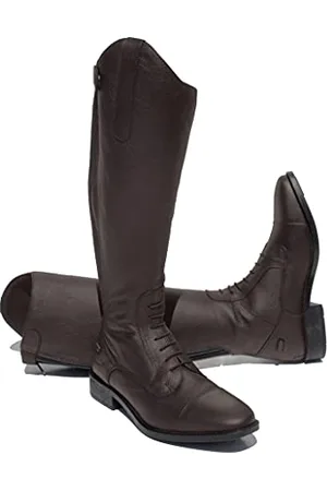 Rhinegold 817ES-7(41)-3-BRN, ES Luxus-Stivali da Equitazione in Pelle Unisex-Adulto, , 40 EU