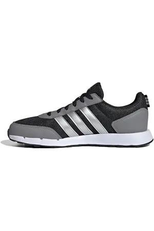 adidas Run 50s Shoes, Scarpe Donna, Core Black/Silver Met/Grey Three, 39 1/3 EU