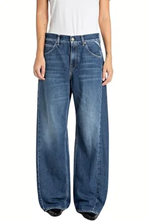 Replay Narja Original Jeans, 009 Blu Medio, 30W x 30L Donna