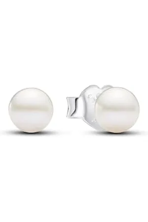 PANDORA Orecchini a bottone 293168C01 perle