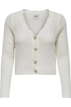 ONLY LS V-Neck Knt Onlroselia-Maglia Cardi Nca con Scollo a V, Ballerino di Nuvola, XS Donna