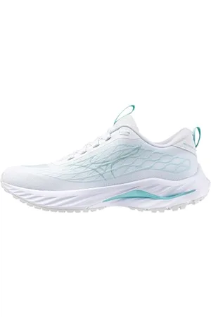 Mizuno Wave Inspire 20 - Scarpe da Corsa da Donna, Bianco/acquifero, 42.5 EU
