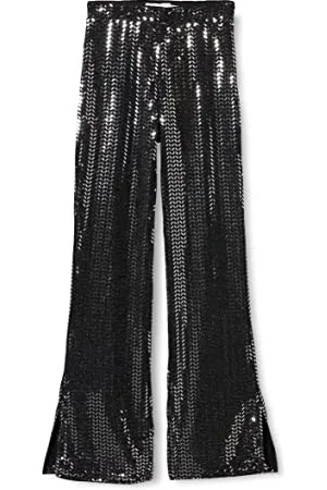 Ichi Ihporter Pa Pantaloni Eleganti da Uomo, 194008/nero, S Donna