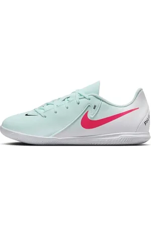 Nike Jr. Phantom GX 2 Club, Scarpe da Ginnastica, Mint/Atomic Red-off Noir, 33.5 EU