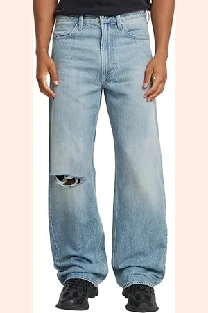 G-Star Uomo Type 96 Loose Jeans, (Vintage Ripped Mine Dust D23693-D788-H118), 36W / 32L