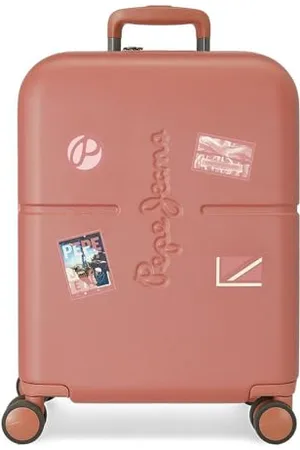 Pepe Jeans Chest Valigia da Cabina, 40 x 55 x 20 cm, rosso, 40x55x20 cms, Valigia da cabina