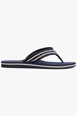 Tommy Hilfiger TH Webbing Beach Sandal Fw0fw08739, Infradito Donna, Blue (Space Blue), 39 EU