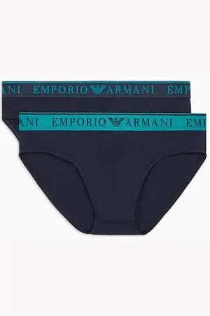 Emporio Armani 2-Pack Brief Mutande Bambino, , L Uomo