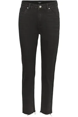 VERO MODA Jeans da Donna Vmbrenda High Waisted Mom 3230 Black, , 32W x 30L