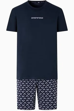 Emporio Armani Short Pajamas Set di Pigiama, , L Uomo