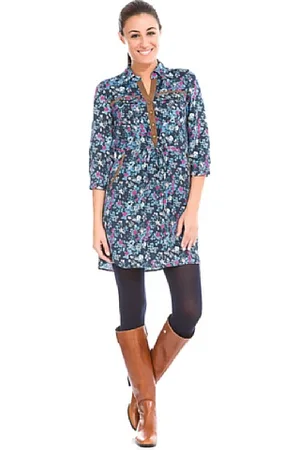 Springfield Cortefiel Vestito Blu/Fantasia S