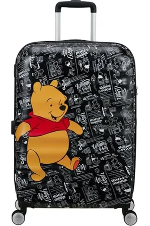 American Tourister Wavebreaker Disney FL - Spinner M, Suitcase, 67 cm, 64 L, (Winnie the Pooh)