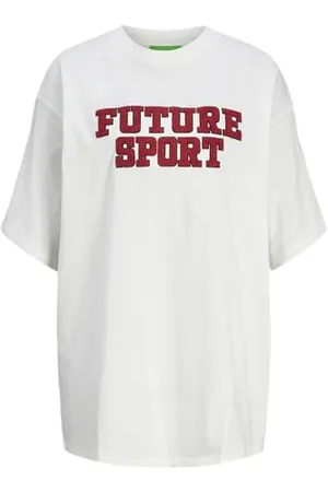 JJXX Jxriri Loose SS Long Tee Jrs T-Shirt, Blanc De Blanc, XL Donna
