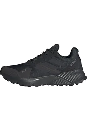 adidas Terrex Soulstride Rain.RDY Trail Running Shoes, Scarpe Uomo, Carbon Black/Carbon/Grey Six, 40 2/3 EU