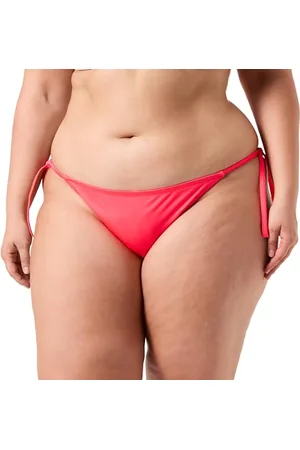 Calvin Klein Slip Bikini Allacciatura Laterale Donna String Side Tie Sportivo, (Signal Red), XL