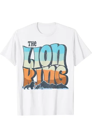 Disney Lion King Color Grade Retro Logo Maglietta