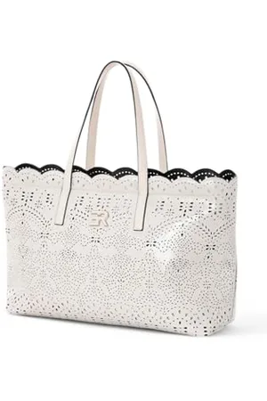 Ermanno Firenze Terra, Borsa Unisex-Adulto, (Bianco Sporco)